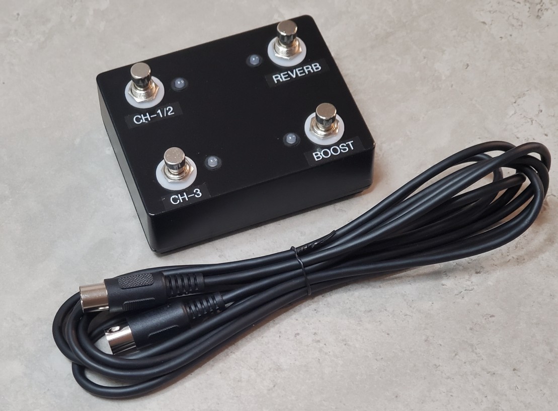 Custom 4-Button FS44L-Style Pedalboard Friendly Footswitch For