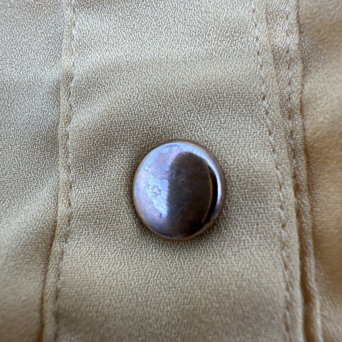 2B Bebe Button Up Shirt Women XS Yellow Solid Pockets …#23317 | eBay