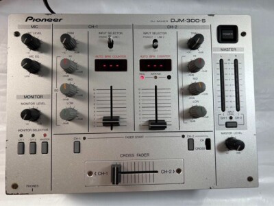Pioneer DJM-300-S DJ Preamp Mixer 2 Channel Mixing Equalizer