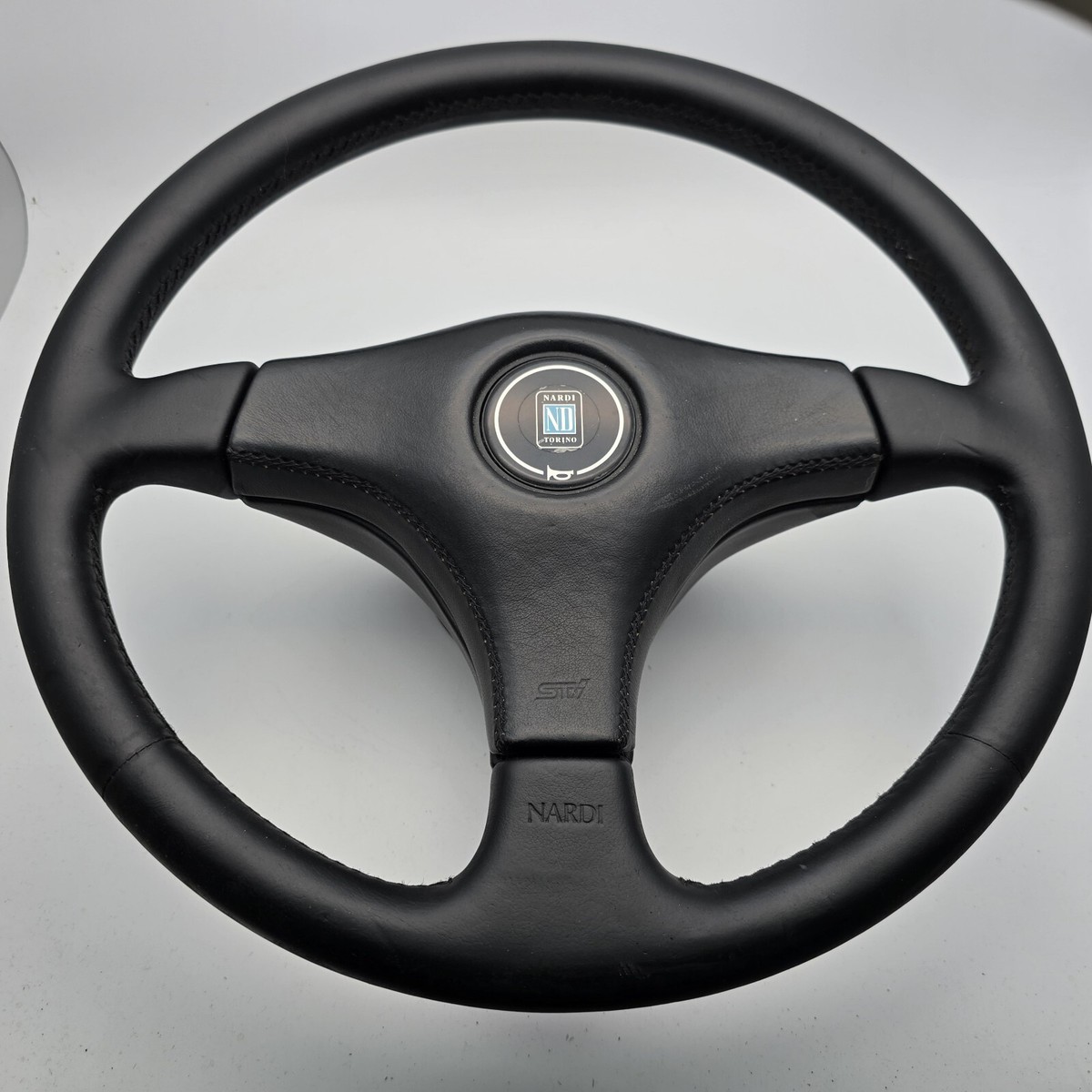 Nardi Leather Steering Wheel For: Subaru Impreza GC8 GF8 WRX STI