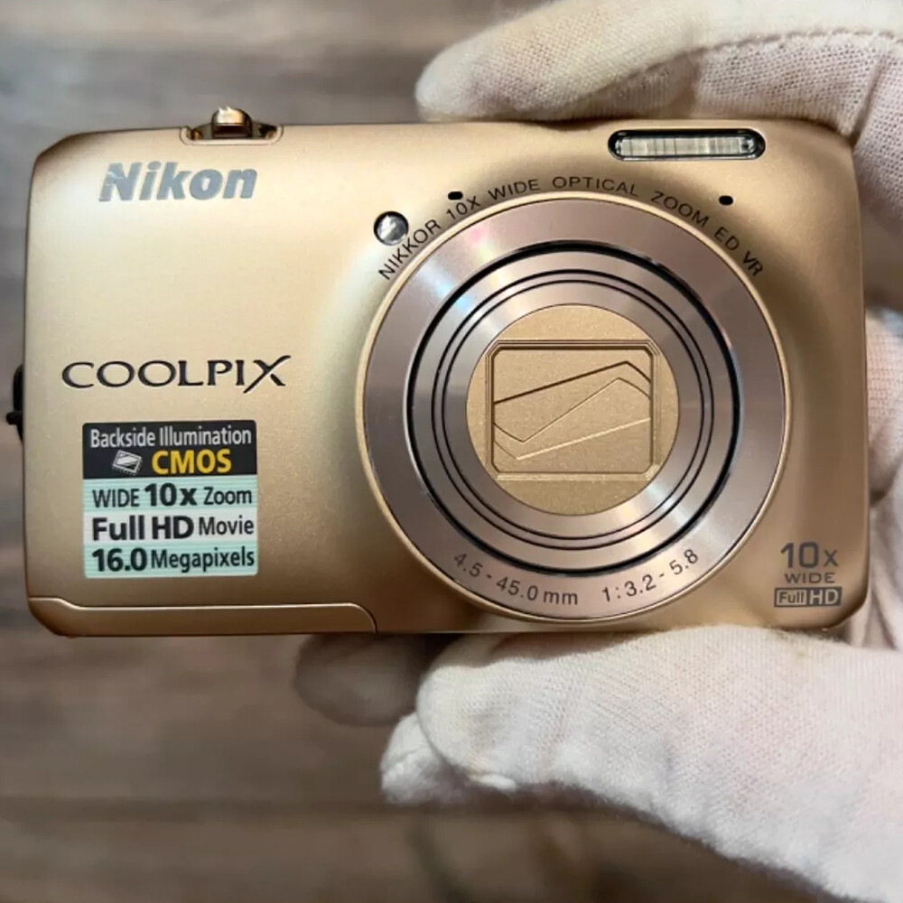 Nikon COOLPIX s6300 ゴールド 10倍ズーム 動作確認済み Amazon.com