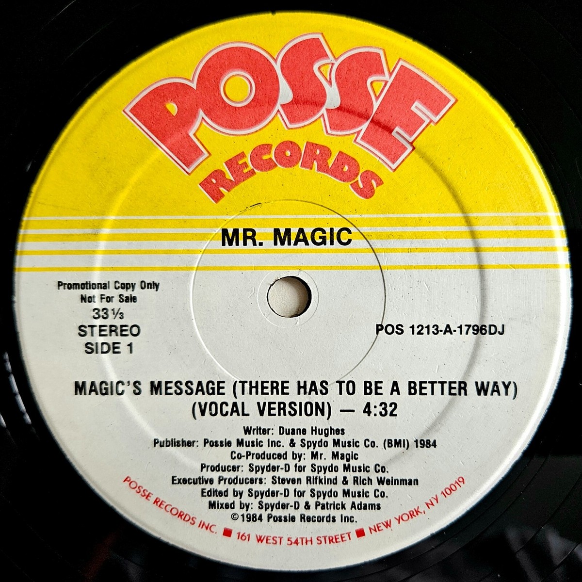 1984 - MR. MAGIC - MAGIC'S MESSAGE (THERE HAS TO BE A BETTER WAY