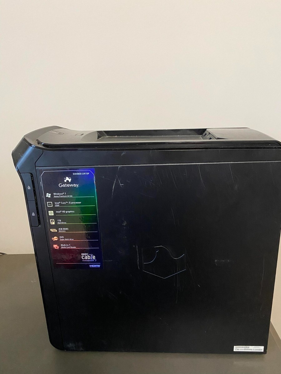 Gateway DX4860-US15P i5-2320 3.00GHz 6GB 1TB Windows 10 Desktop