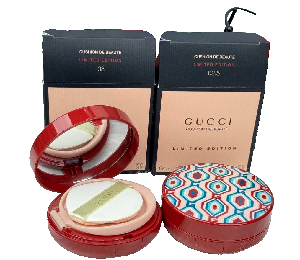 Gucci Beauty Cushion De Beaute Foundation #02.5 Ltd Edition NIB