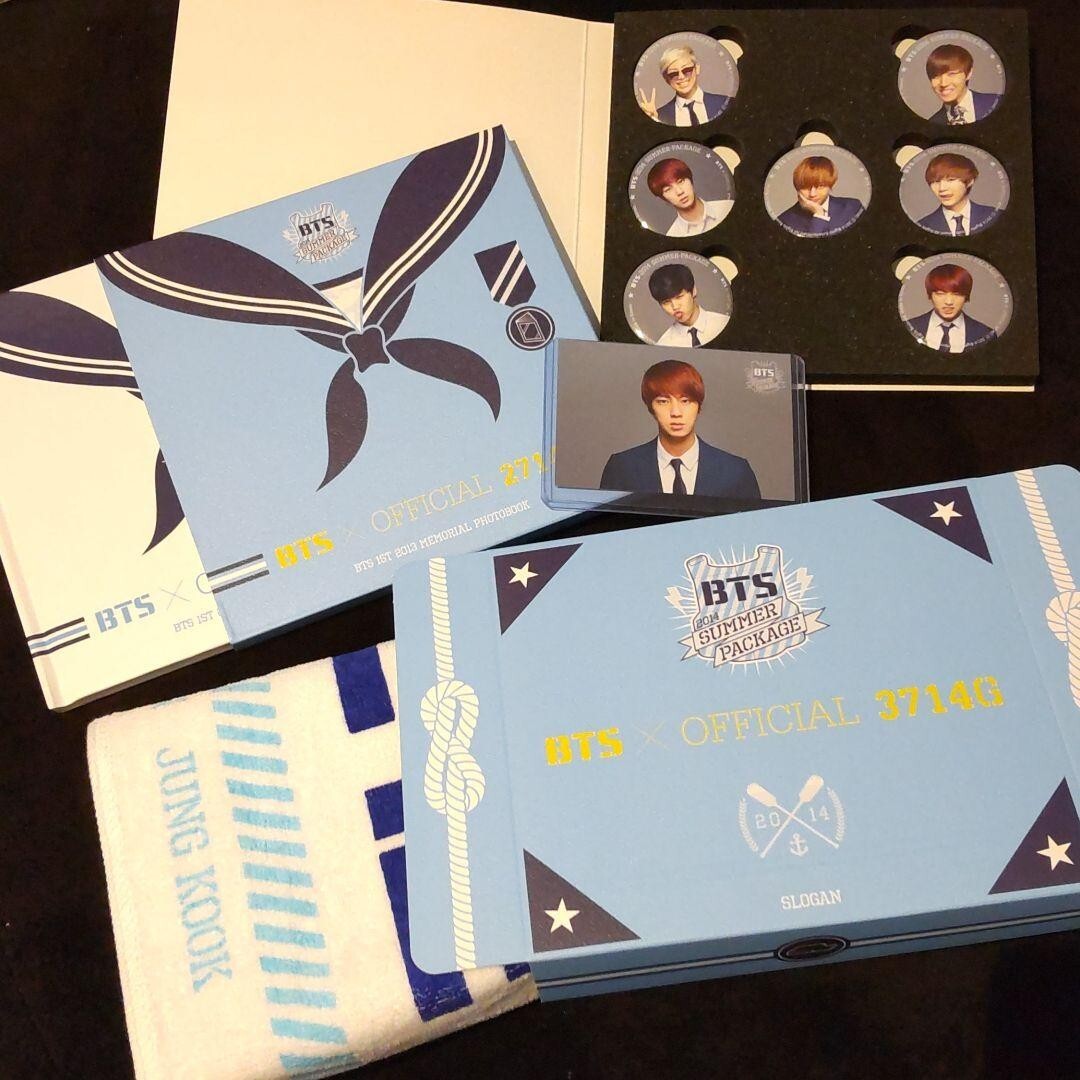 BTS OFFICIAL SUMMER PACKAGE 2014 Box Set Photo Book Photo Card