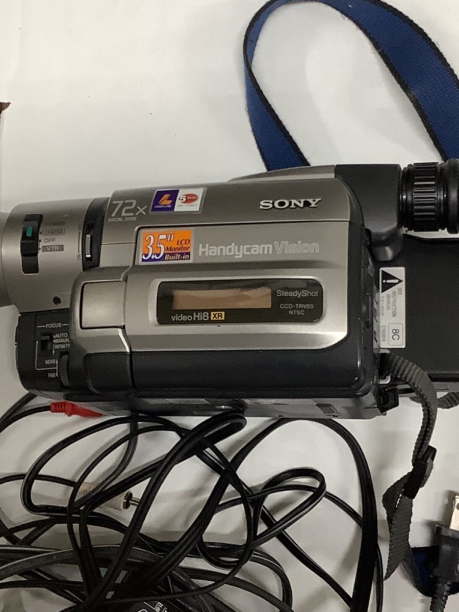 Sony CCD-TRV85 Handycam 8mm Hi-8 Camcorder Night Vision Read | eBay