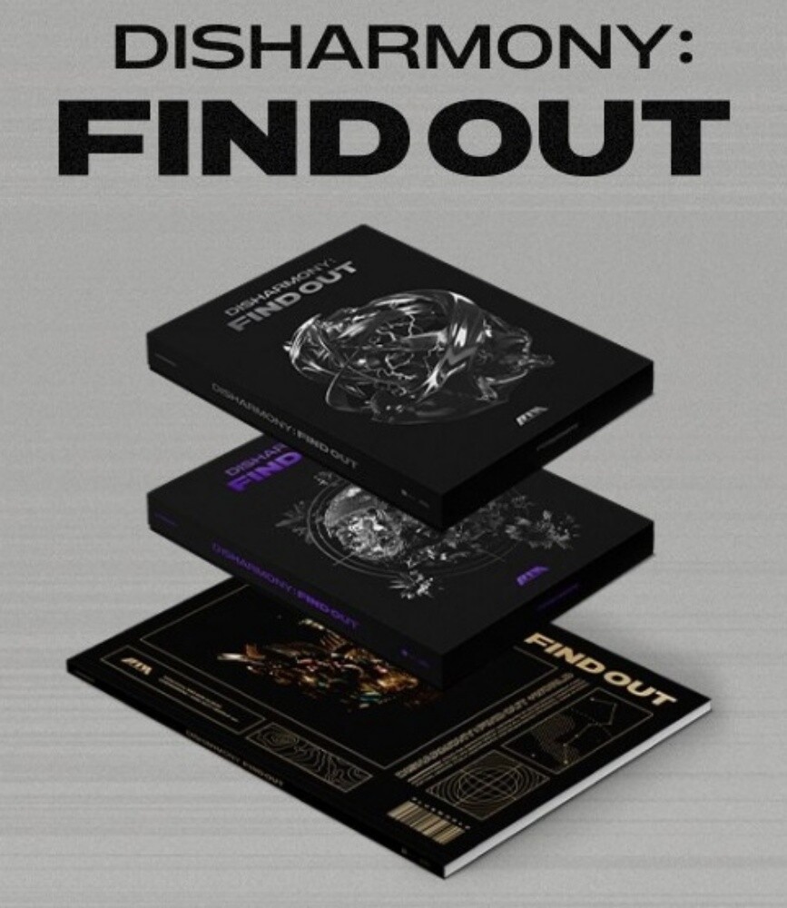 P1Harmony 3rd Mini Album DISHARMONY FIND OUT Random Ver CD+Book+