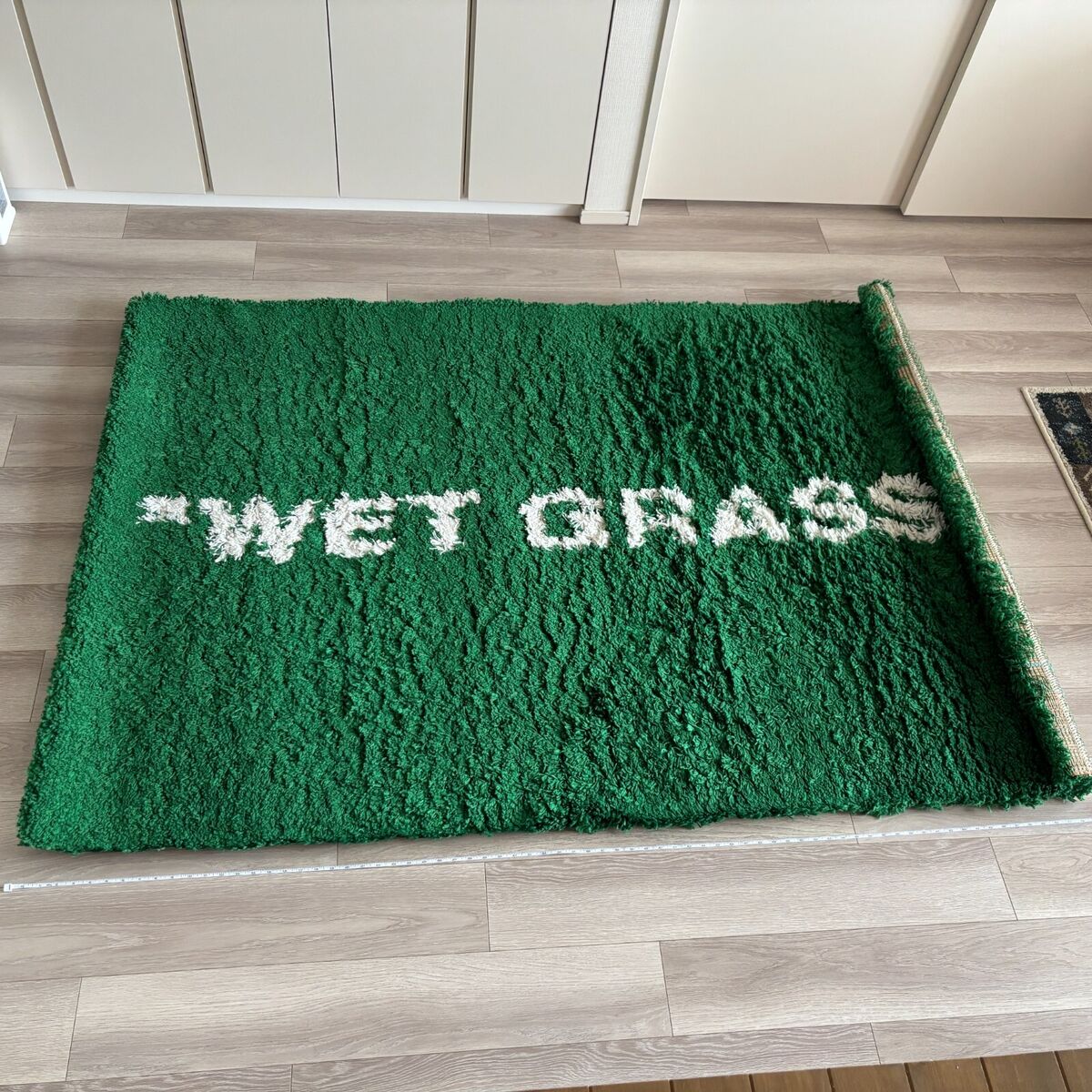 IKEA x VIRGIL ABLOH MARKERAD Wet Grass Rug GREEN×WHITE 133cm x