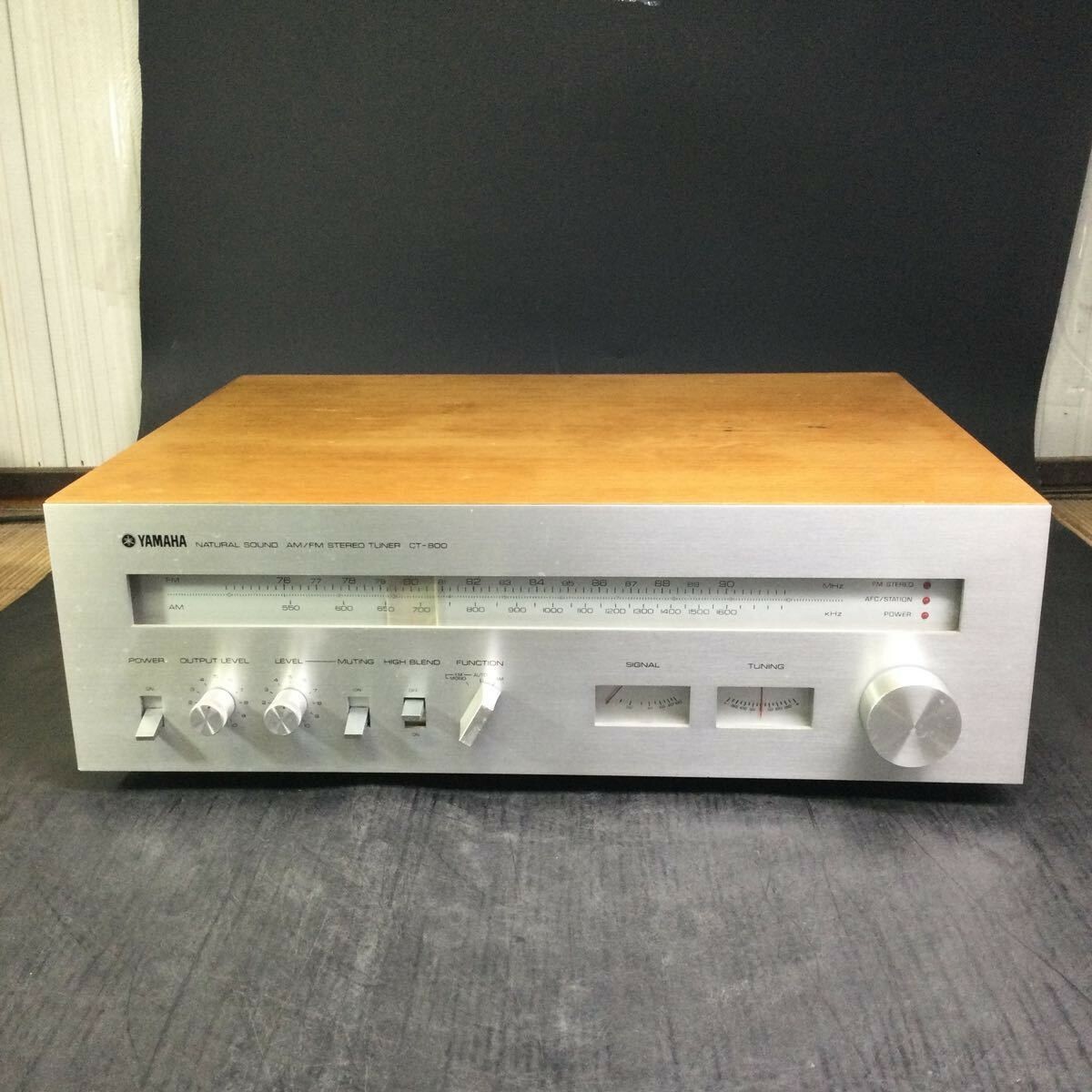 YAMAHA CT-800 Natural Sound AM/FM Stereo Tuner Fully Working Free