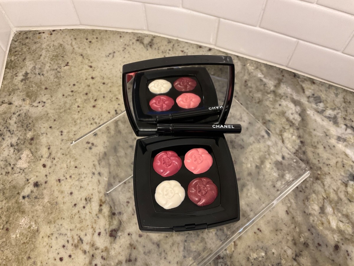 CHANEL 4 Camelias De Chanel ROSES Quartet of Satin Cream Lip