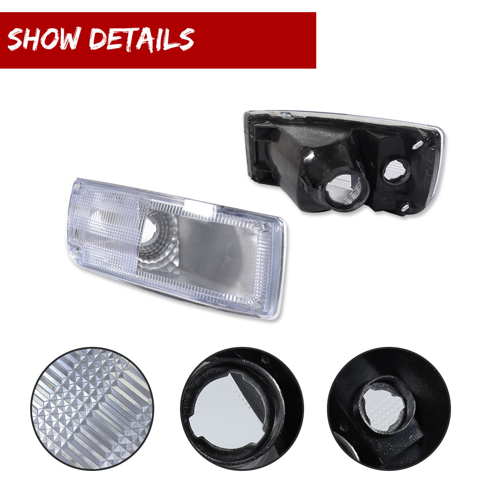 Clear Front Corner Turn Signal Light For 90 91 92 93 94 95 96