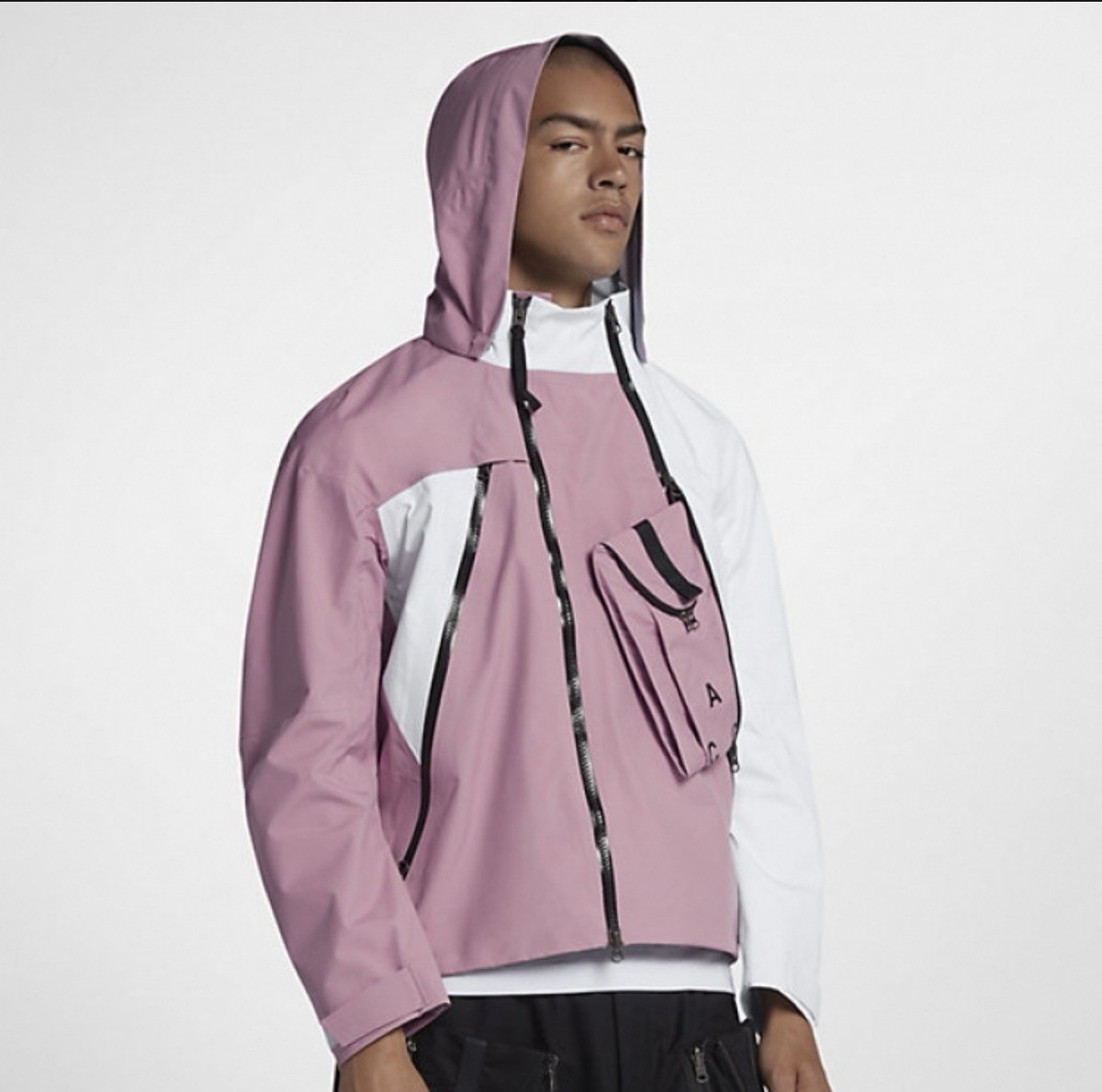 Nike Lab ACG Deploy Gore-Tex Jacket White/Pink Size L | eBay