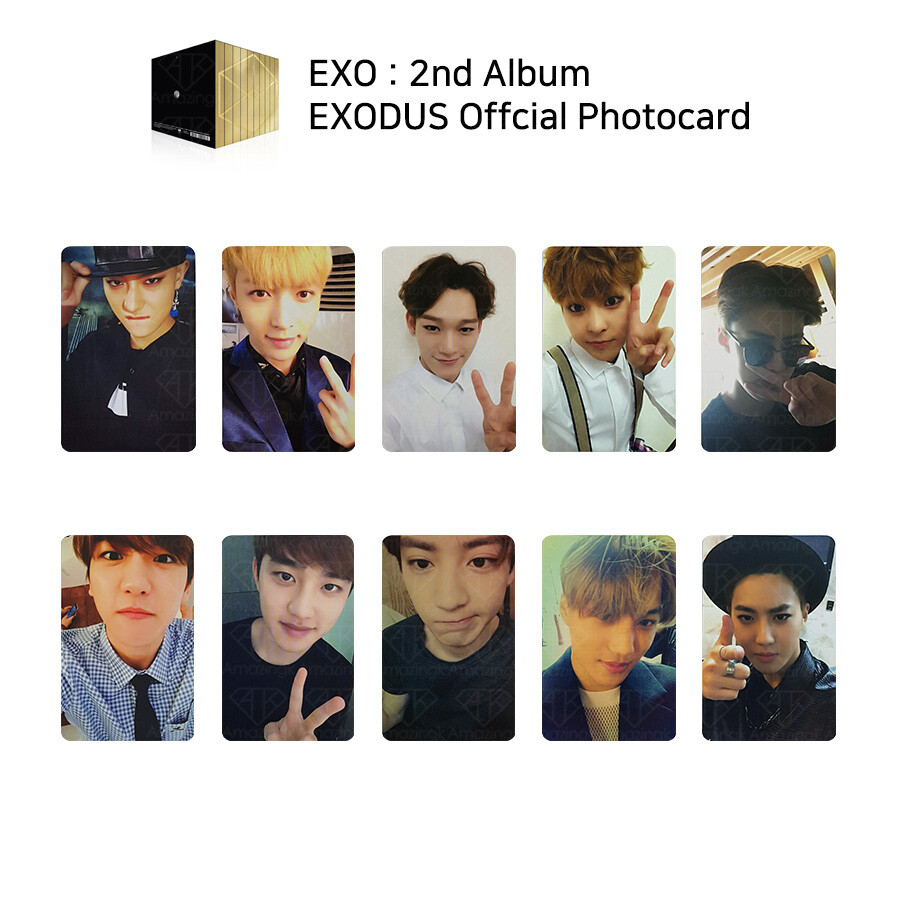 EXO 2nd Album EXODUS Official Photocard Korean Version | eBay