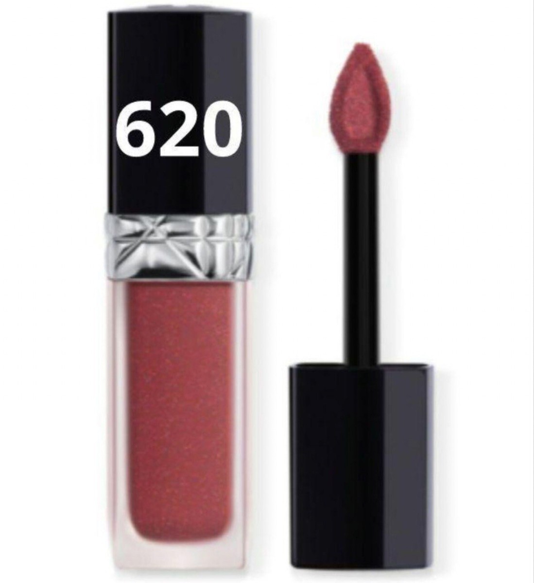 Dior Rouge Forever Liquid Sequin, 620 Seductive, Glittery glitter