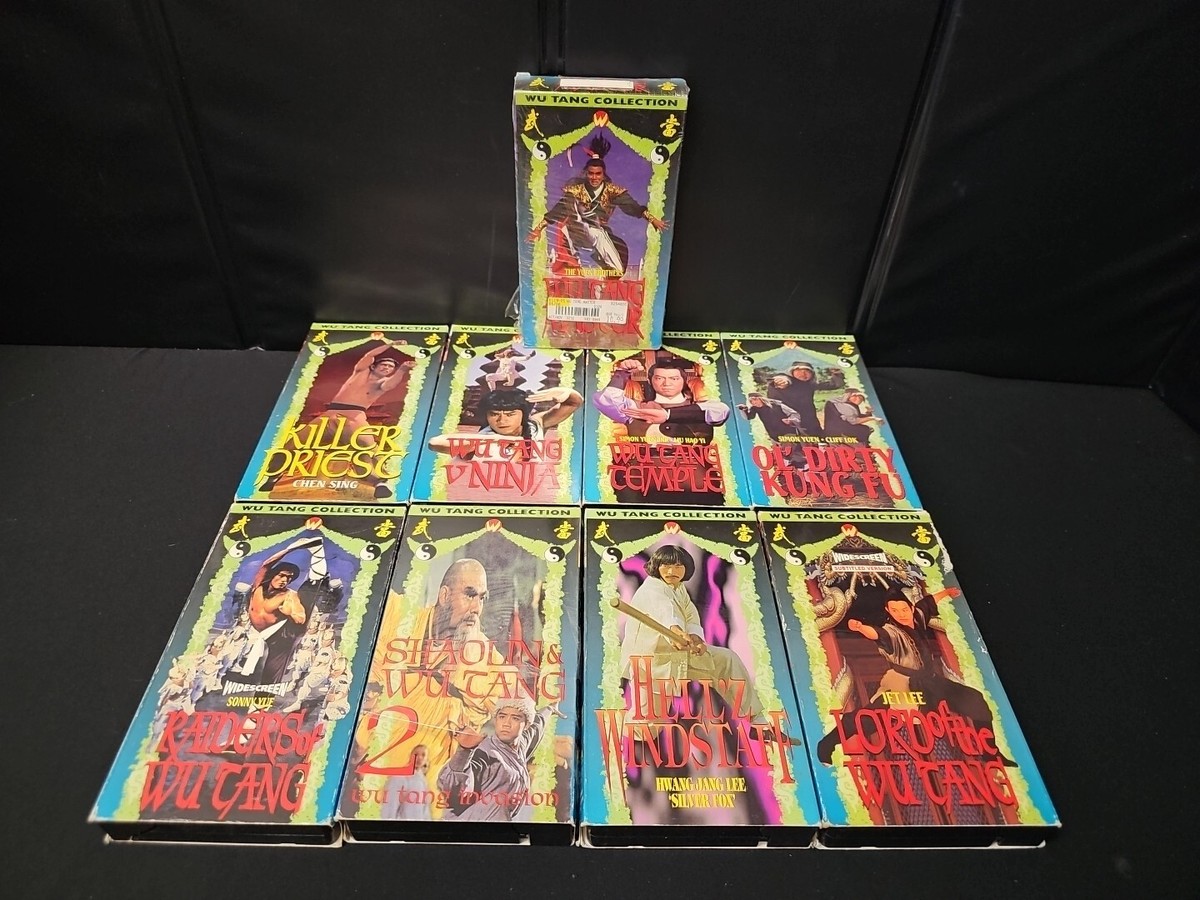 Wu Tang Collection Lot of 9 VHS 📼 Martial Arts Arena Home Video