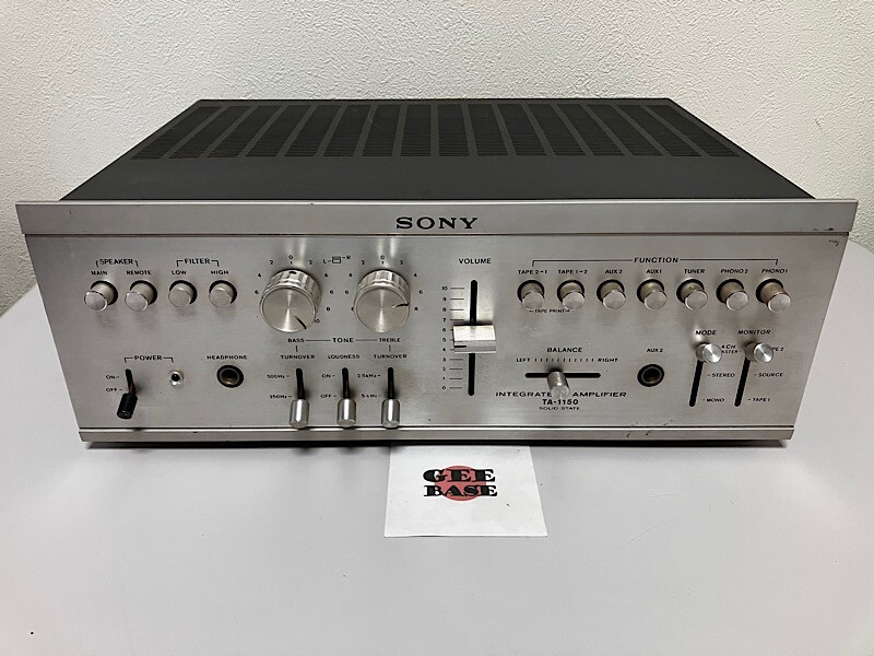 SONY TA-1150D Integrated Amplifier Transistor 100v ((For Parts or