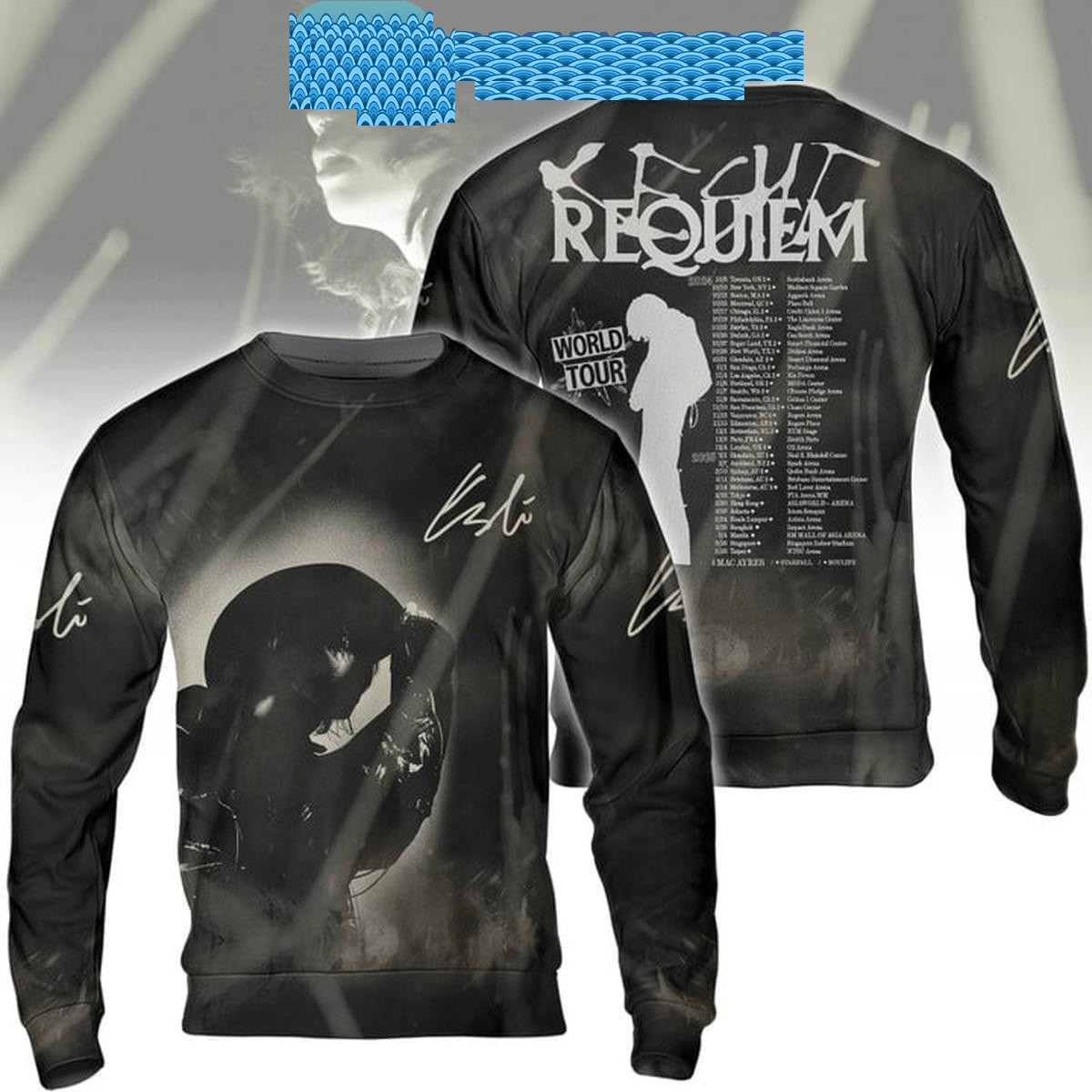 Keshi Requiem World Tour 2024 Hoodie T-Shirt | eBay