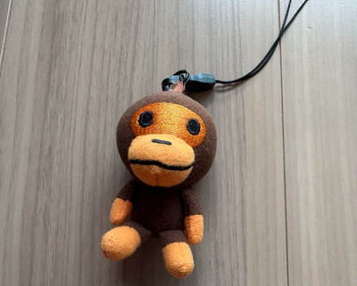 NEW A Bathing Ape Baby Milo Plush Doll Keychain Authentic - BAPE