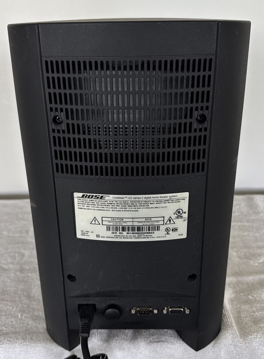 Bose CineMate GS Series II Digital Home Theater 2.1 Speaker System