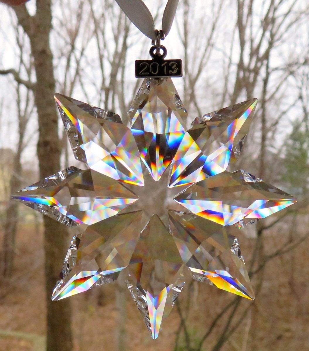 SWAROVSKI Crystal 2013 Annual Large Star Snowflake Christmas