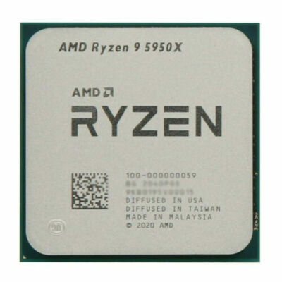 AMD Ryzen 9 5950X CPU Processor AM4 16 Core 32 Thread 4.9GHz 105W