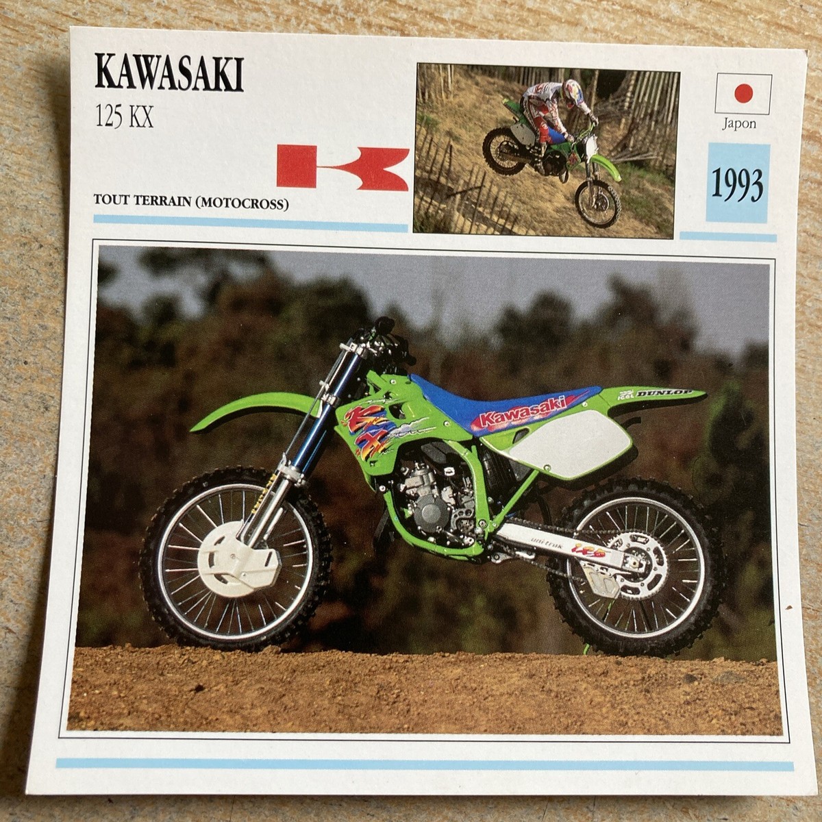Kawasaki 125 KX Cross 1993 Motorcycle Collection Atlas Japan | eBay