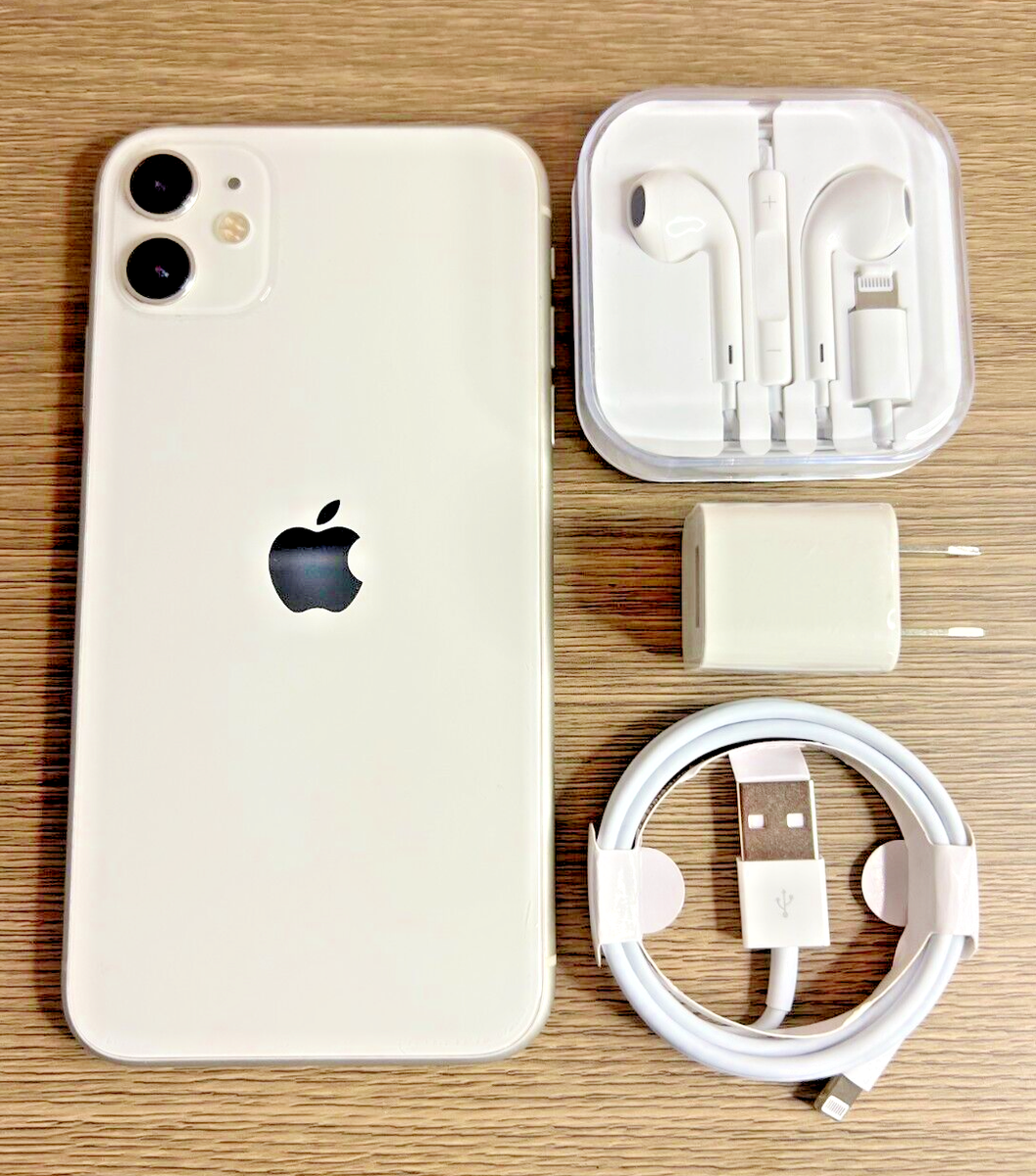 Apple iPhone 11 - 64GB - White (Factory Unlocked) - Good Condition