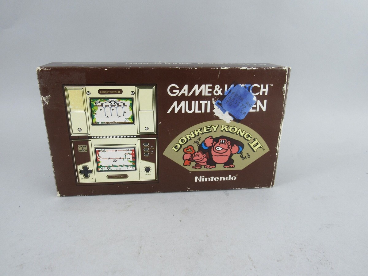Vintage Nintendo Game & Watch Multi Screen Donkey Kong II JR-55