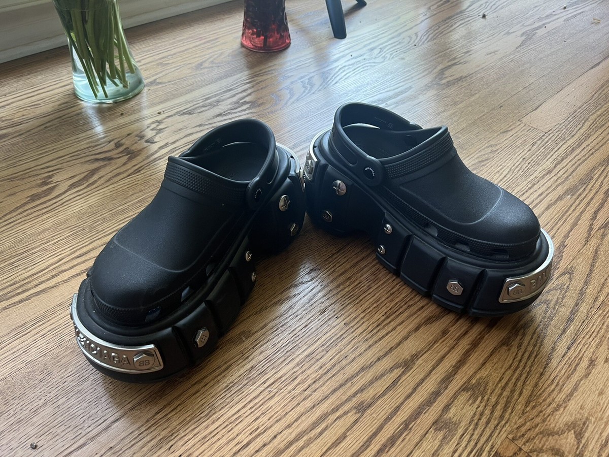 Balenciaga hard crocs unisex size us 8 fashion | eBay