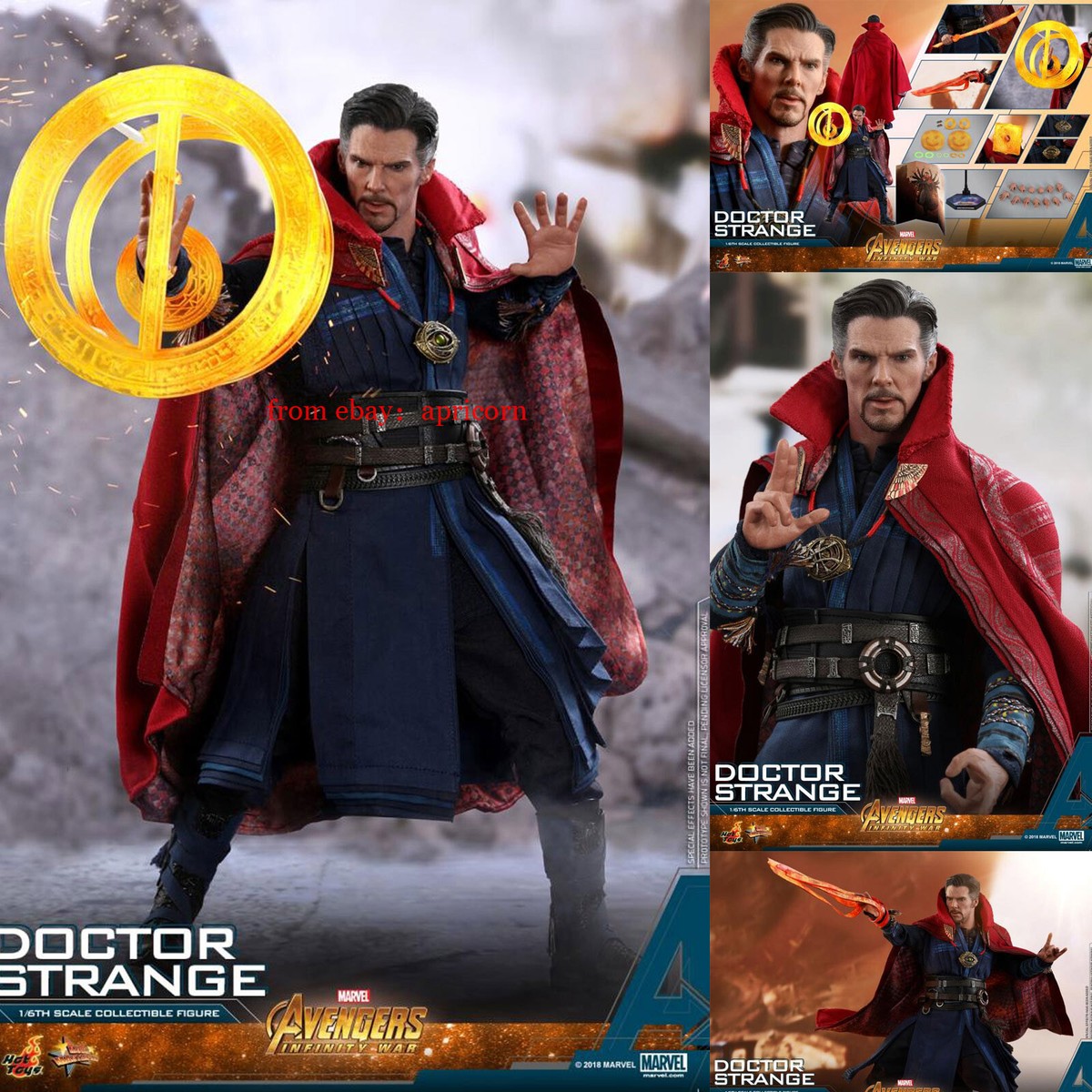 Hot Toys MMS484 Avengers Infinity War Doctor Strange 1/6 Action