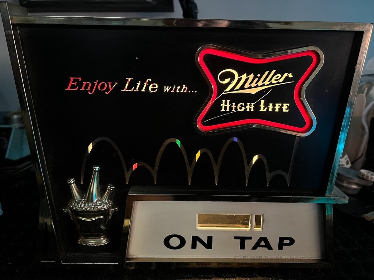 Miller High Life Bouncing Ball motion beer sign replacement reel
