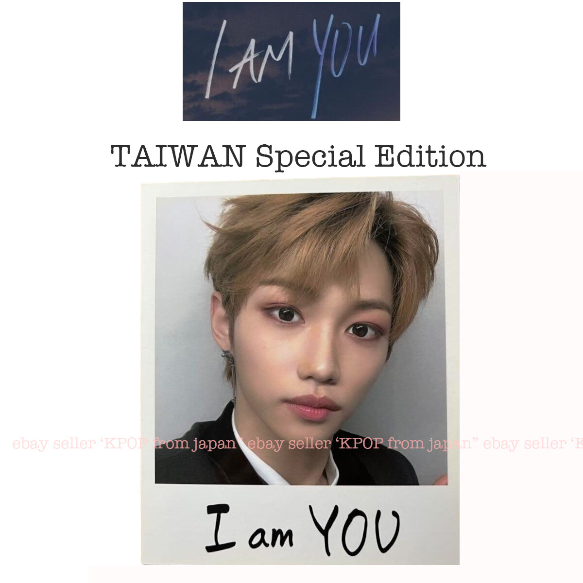 Stray kids I am YOU Taiwan Edition Polaroid Photocard Hyunjin