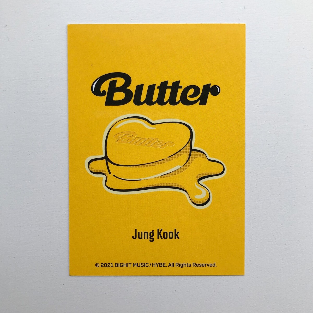 BTS Butter Official merch - limited Cardigan Jungkook photocard
