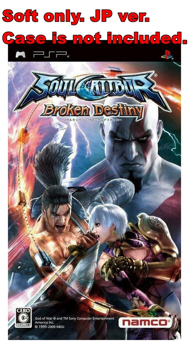 Sony PSP Soft Only Soul Calibur Broken Destiny Japan PlayStation