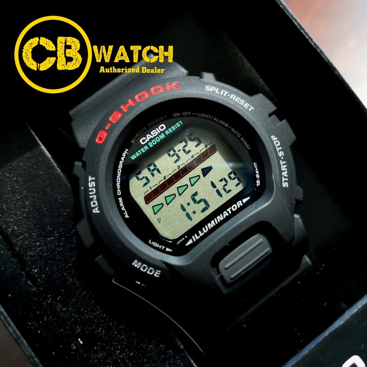 Rare Brand New Casio G-SHOCK DW-6600-1V Watch Digital Black