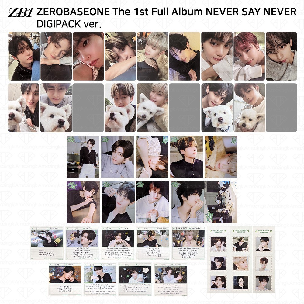 ZB1 ZEROBASEONE 1st Album Never Say Never Digipack ver. Official