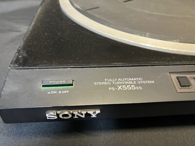 SONY PS-X555ES Record Player Turntable Vintage Direct Drive 100v