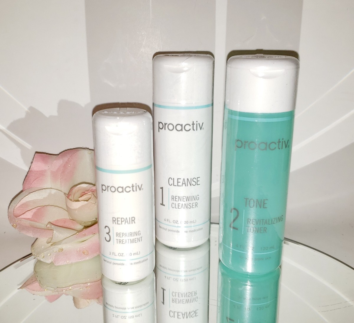 Proactiv Acne Cleanser Toner Treatment 60 Day 2 Mo Supply 3 Step