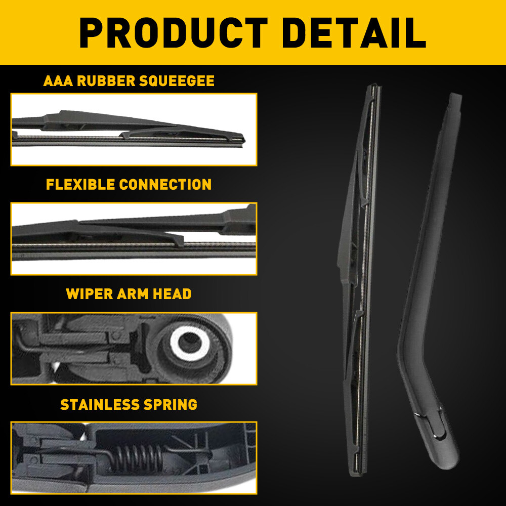 For 2004-2009 Toyota Prius Rear Windshield Wiper Arm & Blade Set