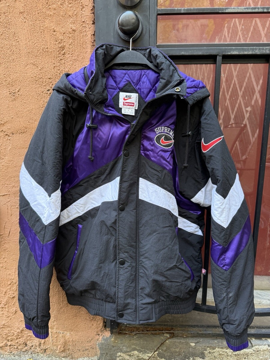 Supreme Nike Hooded Sport Jacket Purple | eBay UK