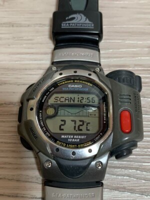 Casio Sea Pathfinder SPF-10 Radiant Thermo Scanner Tide Moon Graph