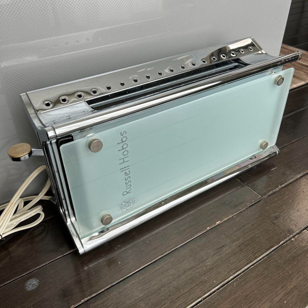 Russel Hobbs Glass Toaster 10617JP Morning Bread Import Japan USED