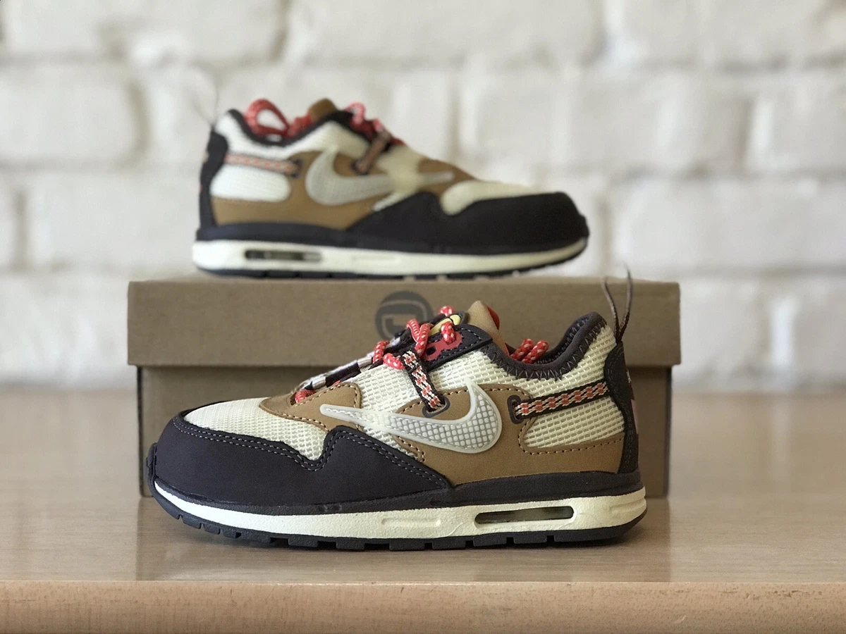 Nike Air Max 1 Travis Scott Cactus Jack Baroque Brown TD Size 9C