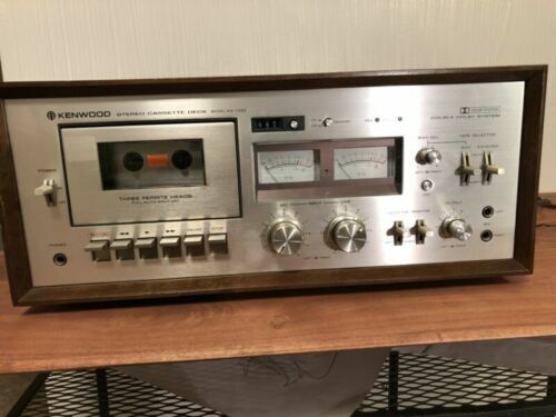 Kenwood DMF-7003 MD Recorder Mini Disc Deck Audio AC100V Tested