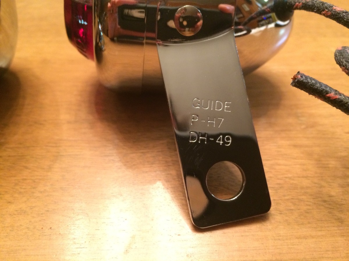 Harley-Davidson GUIDE DH-49 P-H7 Bullet Lights Flathead