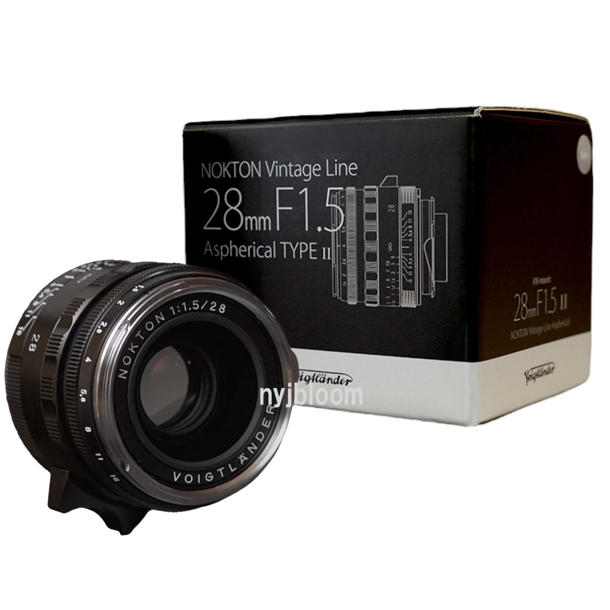 New VOIGTLANDER Nokton Vintage Line 28mm F1.5 Asph Type II BLACK