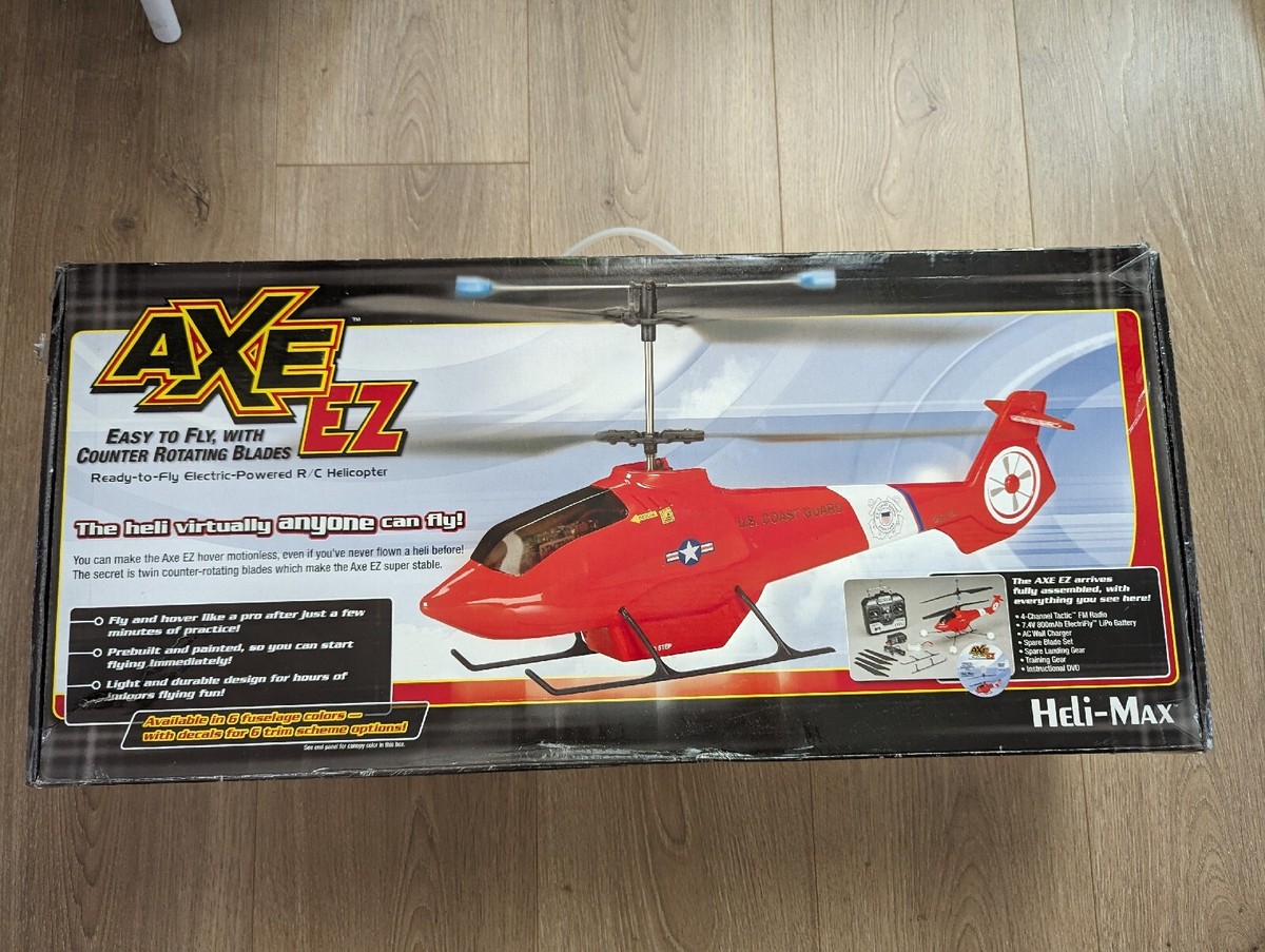 Heli Max AXE EZ HMXE0554 Pre-Built Radio Controlled RC Helicopter