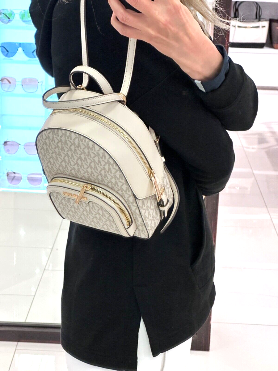 Michael Kors Jaycee Convertible Backpack Extra Small Zip Pocket