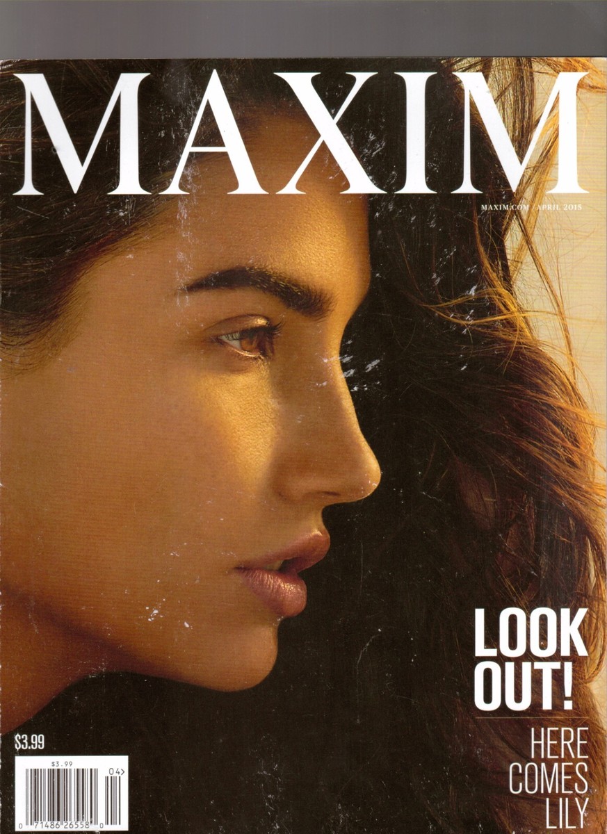 maxim magazine april 2015 lily aldridge | eBay UK