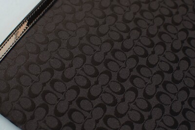 NWT BLACK SIGNATURE COACH TABLET IPAD CASE SLEEVE WITH LOGO | eBay